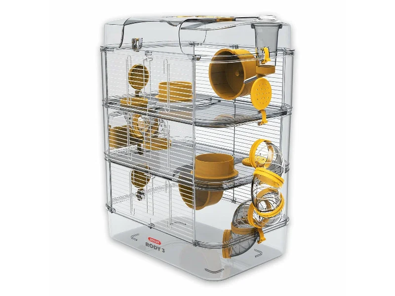 - ​​Pet toys under    yuanRody 3 Trio Rodent Cage - Banana Yellow