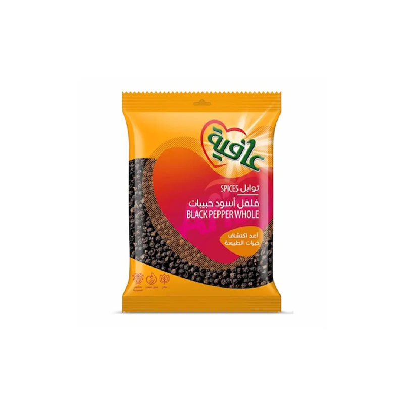 ---Afia Black Pepper Whole 100g