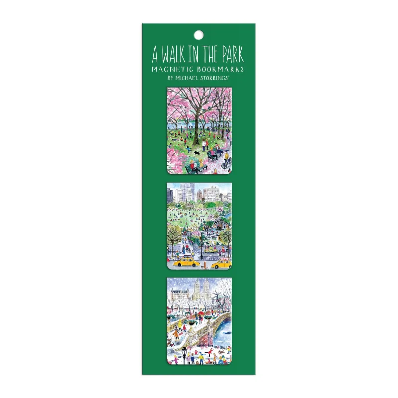 ---Michael Storrings Walk in the Park Magnetic Bookmarks