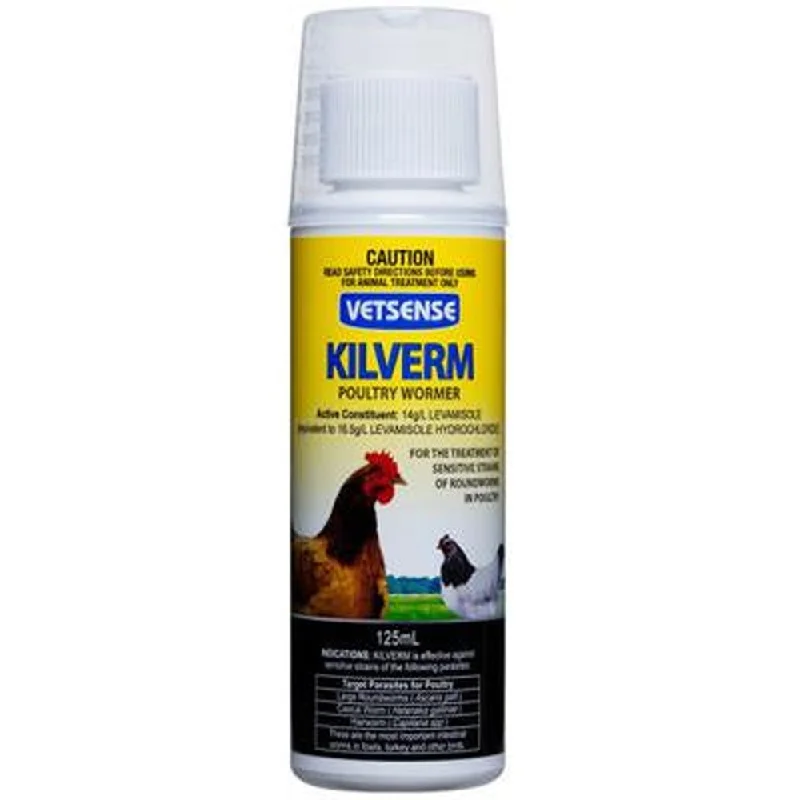 - Pet vitamin complex nutrition tabletsVetsense Kilverm Pig & Poultry 125ml