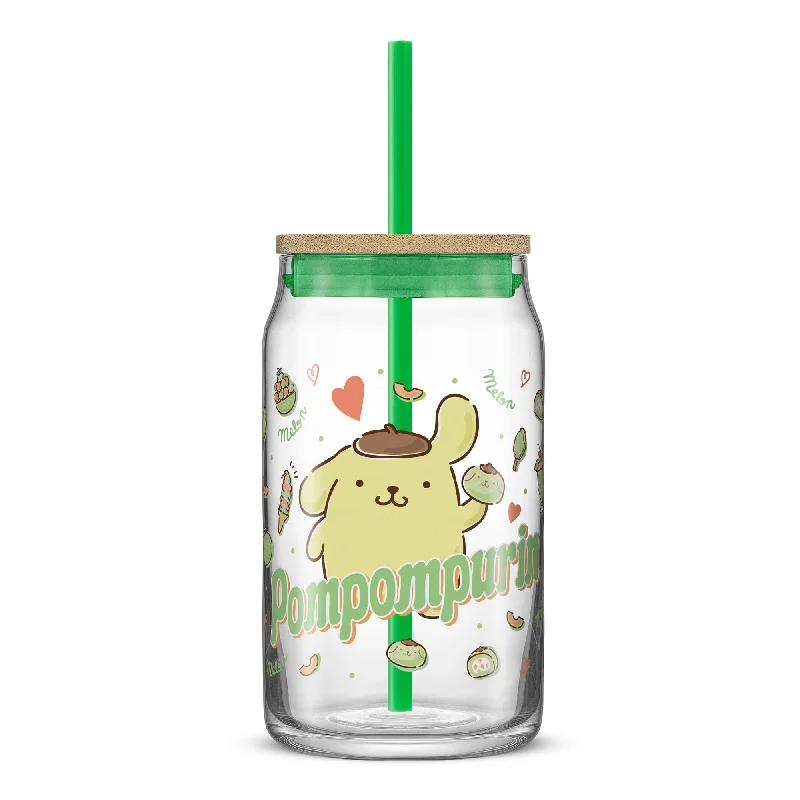 - Summer pet ice matPompompurin Favorite Flavor Lidded Glass Tumbler