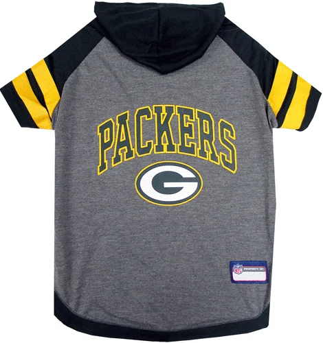 ---Pets First® Green Bay Packers Hoodie T-Shirt