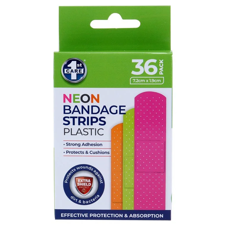 - Parrot climbing and standing wooden frameNeon Bandage Strips, 36pk