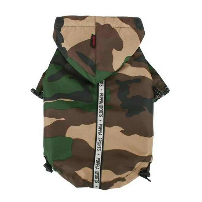 Pet anti-flea collarPuppia Base Dog Raincoat - Camo