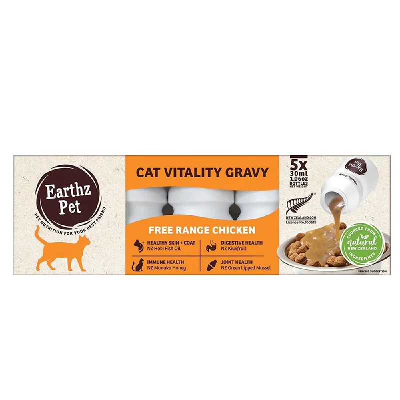    - High-protein cat food  EARTHZ PET CHICKEN CAT 30ML 5PK