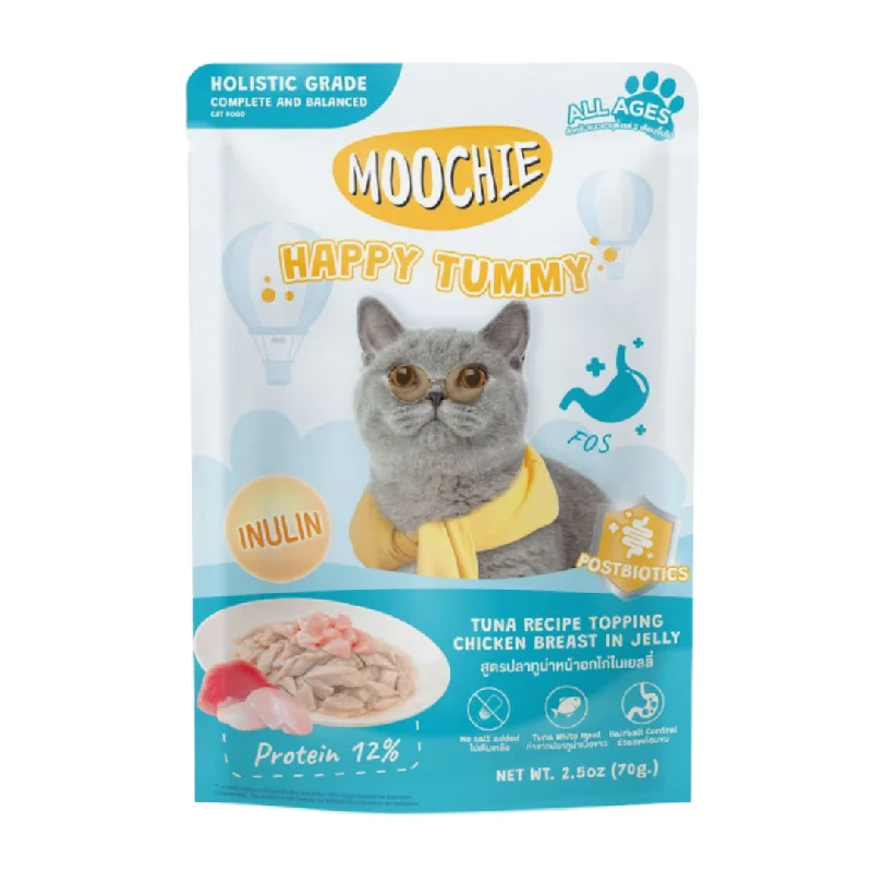    - Senior cat food  CAT FOOD TUNA RECIPE TOPPING CHICKEN BREAST IN JELLY 70g