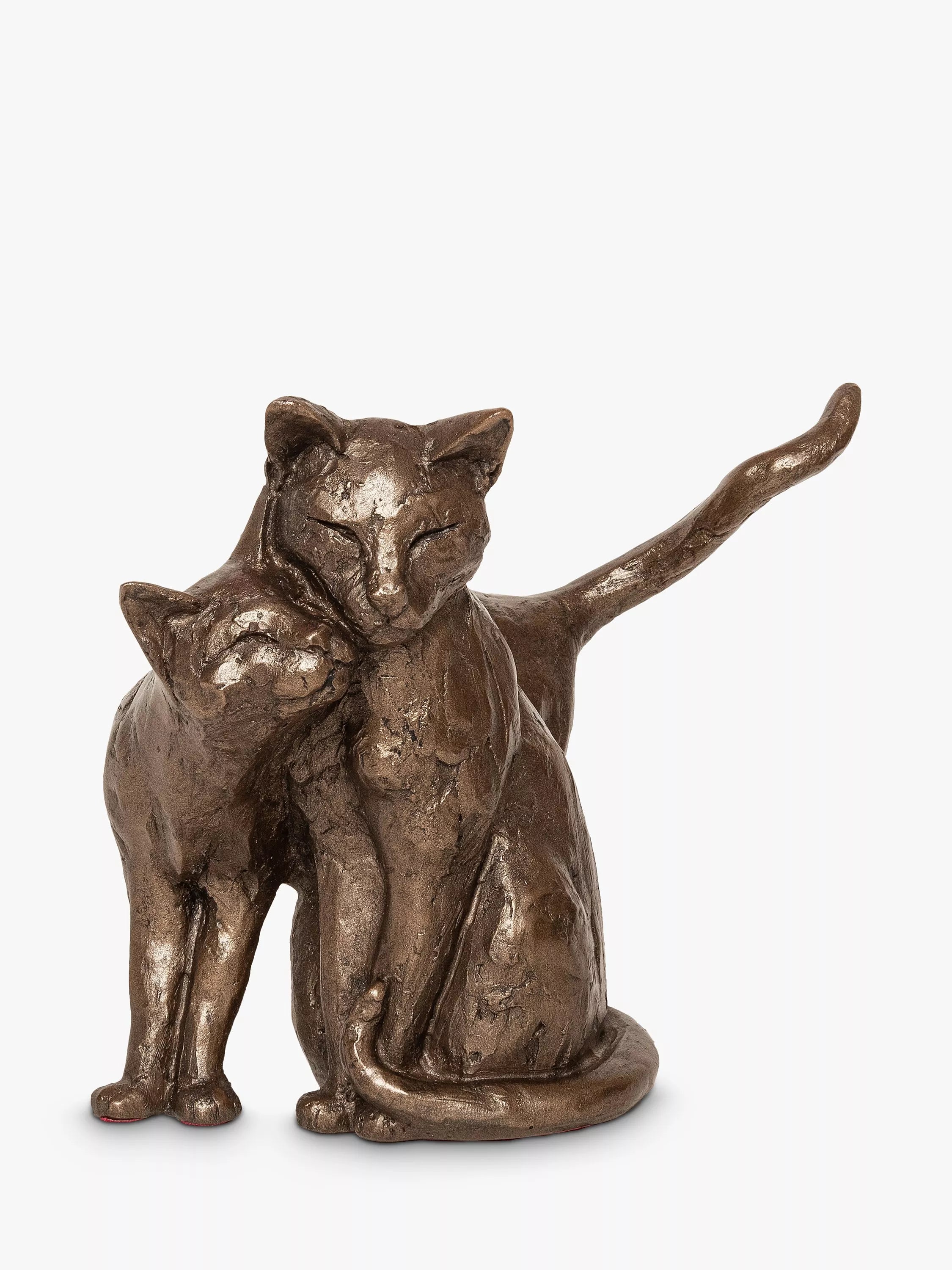    - Purina Pro Plan cat food palatability  Frith Sculpture Making Friends Cat Sculpture by Paul Jenkins, H15cm, Bronze