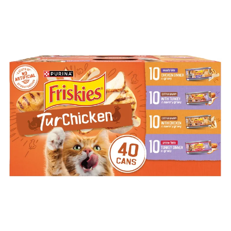    - Cat food nutritional analysis  Friskies Turkey & Chicken Variety Pack Canned Cat Food