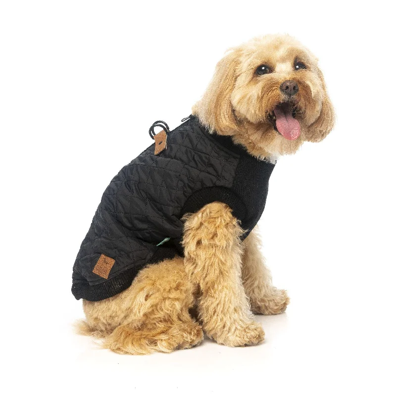 Large dog clothesFuzzYard | MacGyver Harness Dog Jacket - Black