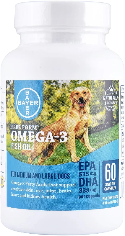 - Winter dog thick down jacketFree Form Omega-3 Fish Oil Capsules, Med & Large Dogs