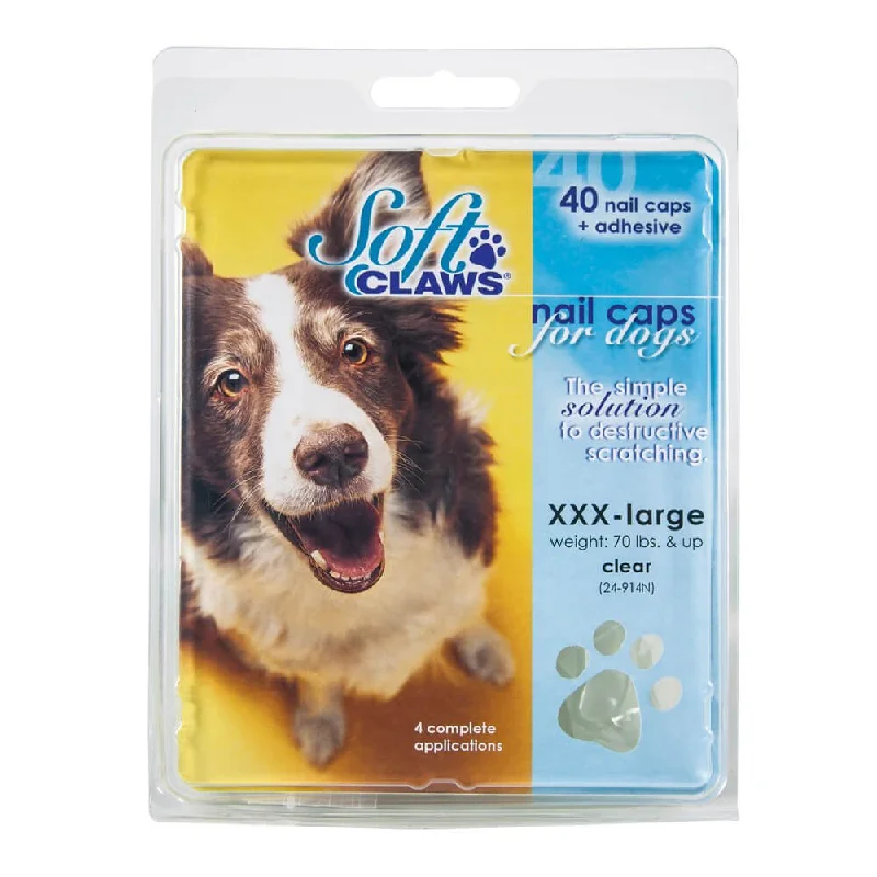 ---Soft Claws Nail Caps for Dogs, 40 ct